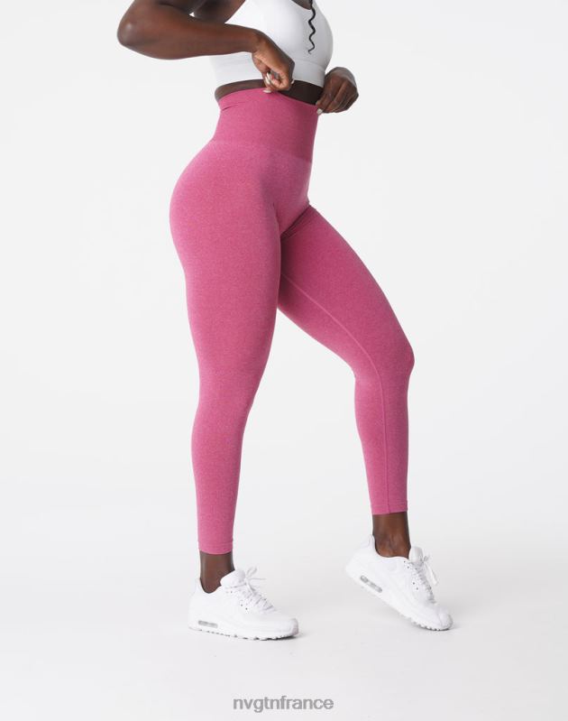 femmes XJRR2607 cramoisi aptitude NVGTN jambières sans couture nv