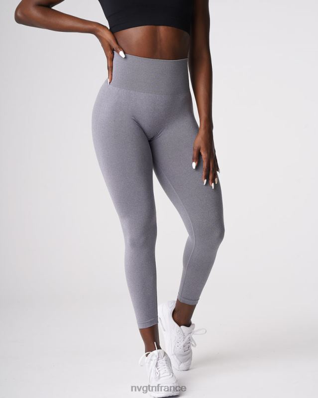femmes XJRR2611 gris aptitude NVGTN leggings sans couture courbe