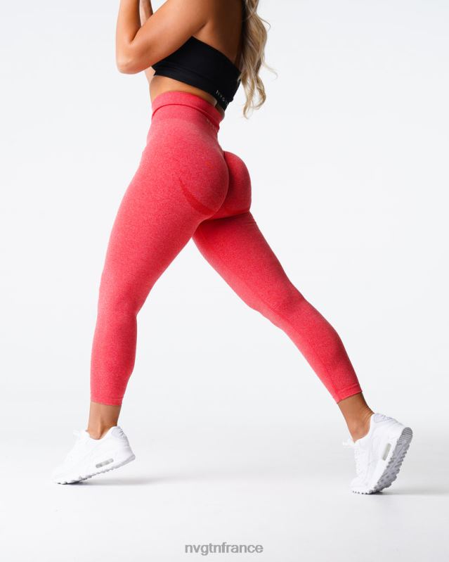 femmes XJRR2621 pomme de bonbon aptitude NVGTN leggings sans couture courbe