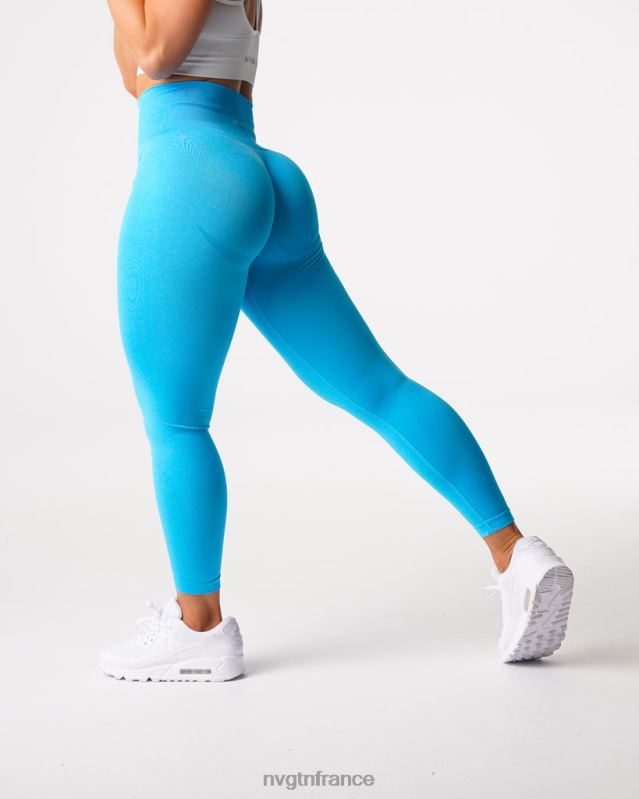 femmes XJRR2637 aqua aptitude NVGTN leggings sans couture courbe