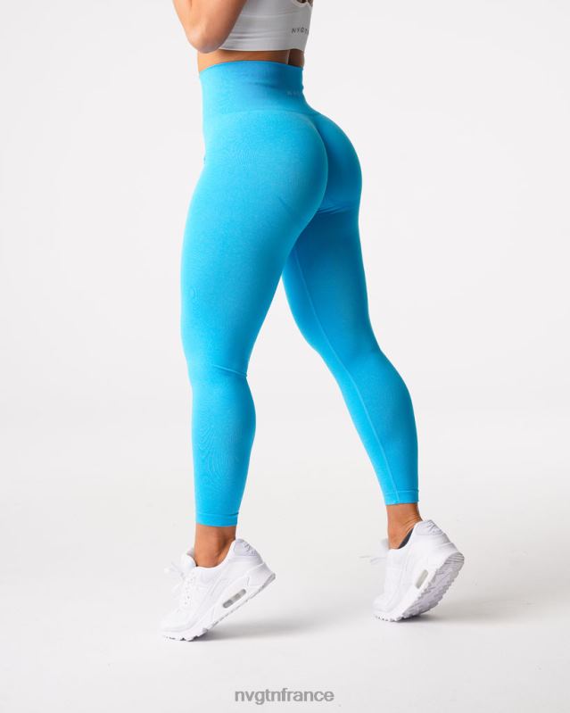 femmes XJRR2637 aqua aptitude NVGTN leggings sans couture courbe