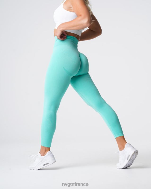 femmes XJRR2638 menthe aptitude NVGTN leggings sans couture courbe