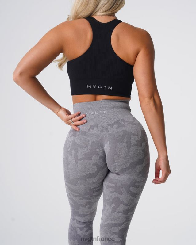 femmes XJRR2657 gris aptitude NVGTN legging camouflage sans couture