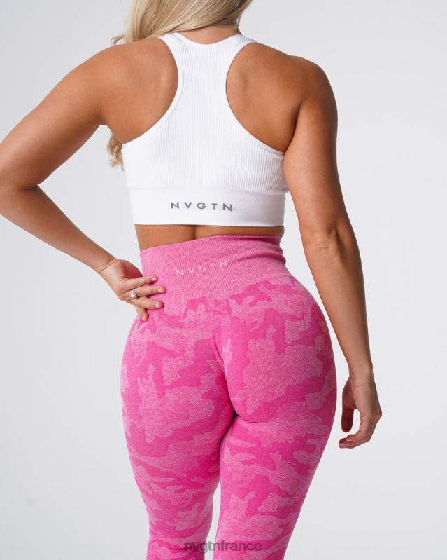 femmes XJRR2659 bubble gum rose aptitude NVGTN legging camouflage sans couture