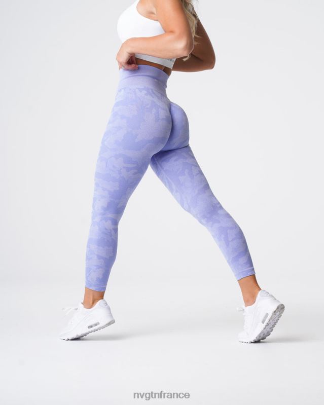 femmes XJRR2660 pervenche aptitude NVGTN legging camouflage sans couture