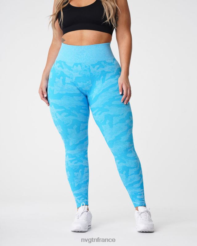 femmes XJRR2666 Caraïbes aptitude NVGTN legging camouflage sans couture