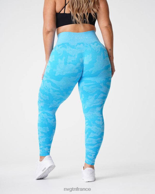 femmes XJRR2666 Caraïbes aptitude NVGTN legging camouflage sans couture
