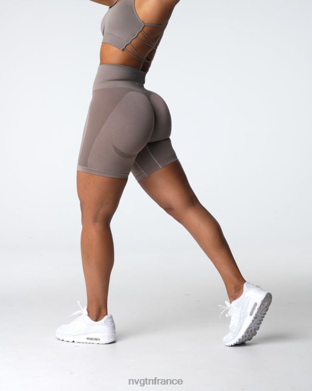 femmes XJRR2320 taupe aptitude NVGTN short contour 2.0 sans couture