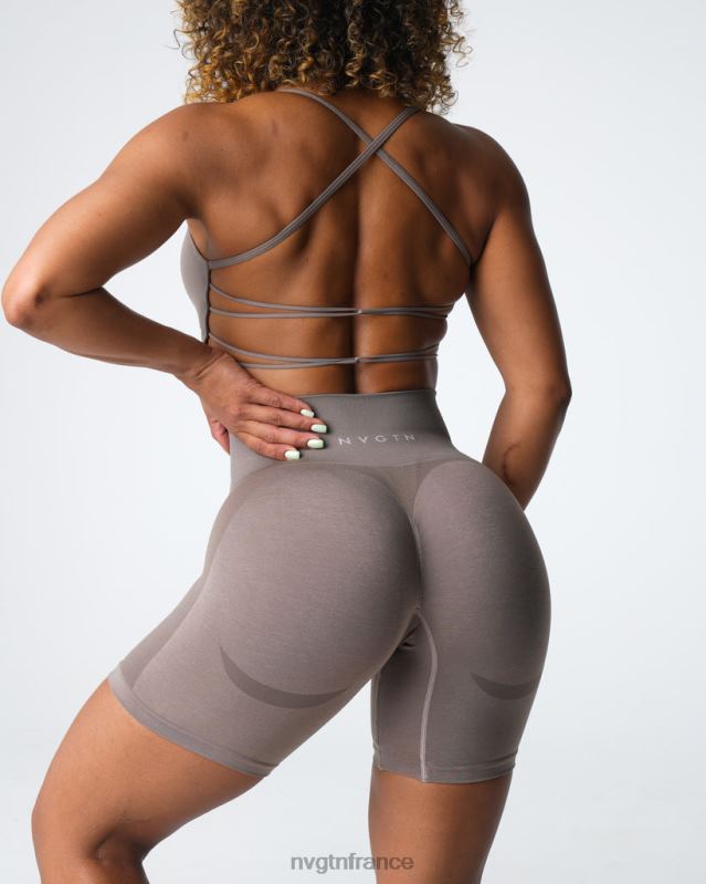femmes XJRR2320 taupe aptitude NVGTN short contour 2.0 sans couture