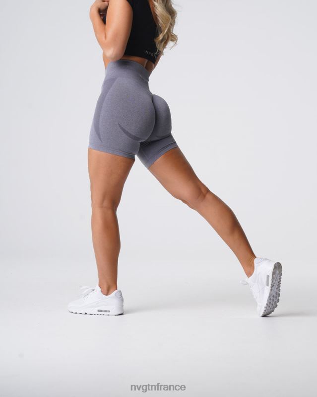 femmes XJRR2322 gris aptitude NVGTN short contour sans coutures