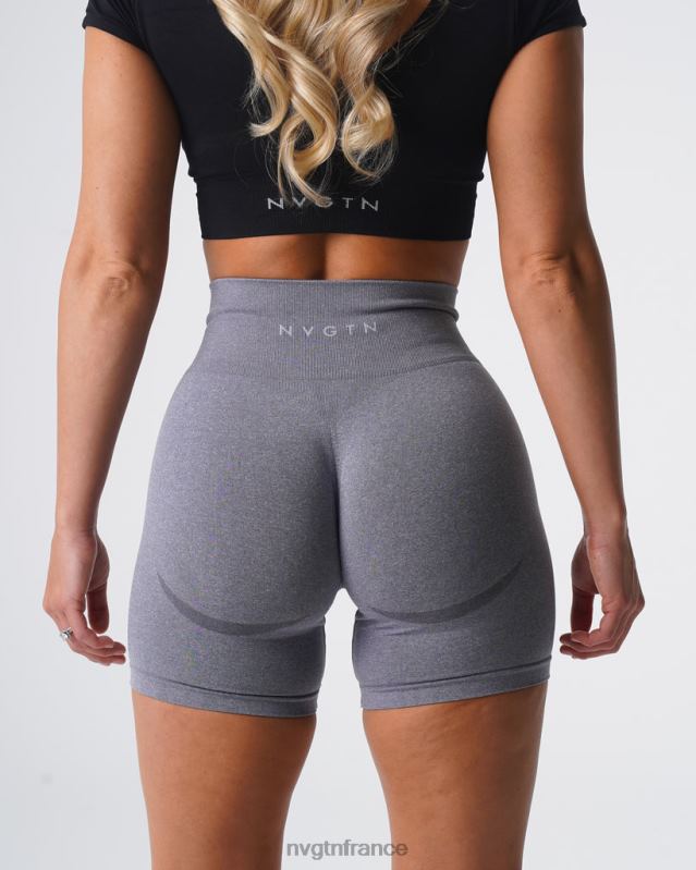 femmes XJRR2322 gris aptitude NVGTN short contour sans coutures