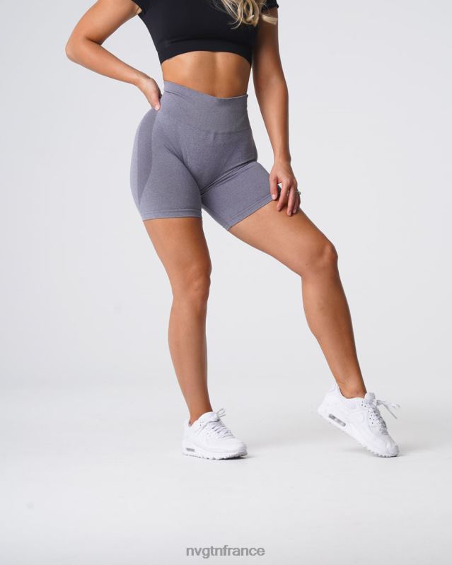 femmes XJRR2322 gris aptitude NVGTN short contour sans coutures