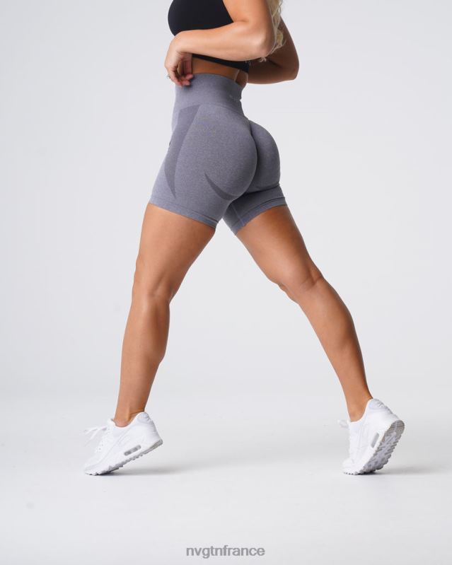 femmes XJRR2322 gris aptitude NVGTN short contour sans coutures