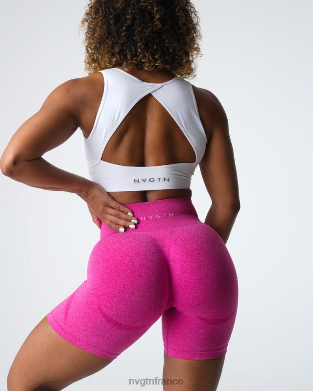 femmes XJRR2327 fuchsia aptitude NVGTN short contour sans coutures