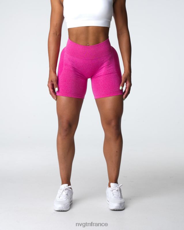 femmes XJRR2327 fuchsia aptitude NVGTN short contour sans coutures