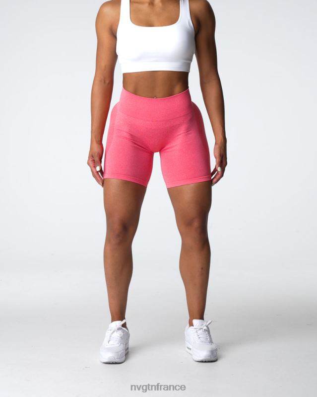 femmes XJRR2333 corail aptitude NVGTN short contour sans coutures