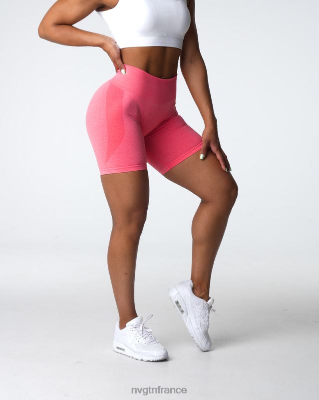 femmes XJRR2333 corail aptitude NVGTN short contour sans coutures