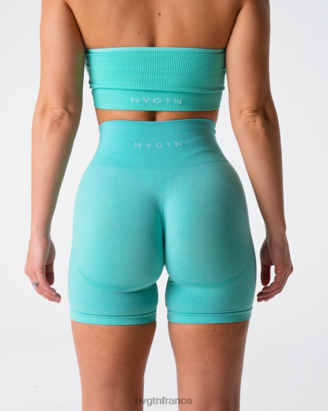 femmes XJRR2354 menthe aptitude NVGTN short contour sans coutures