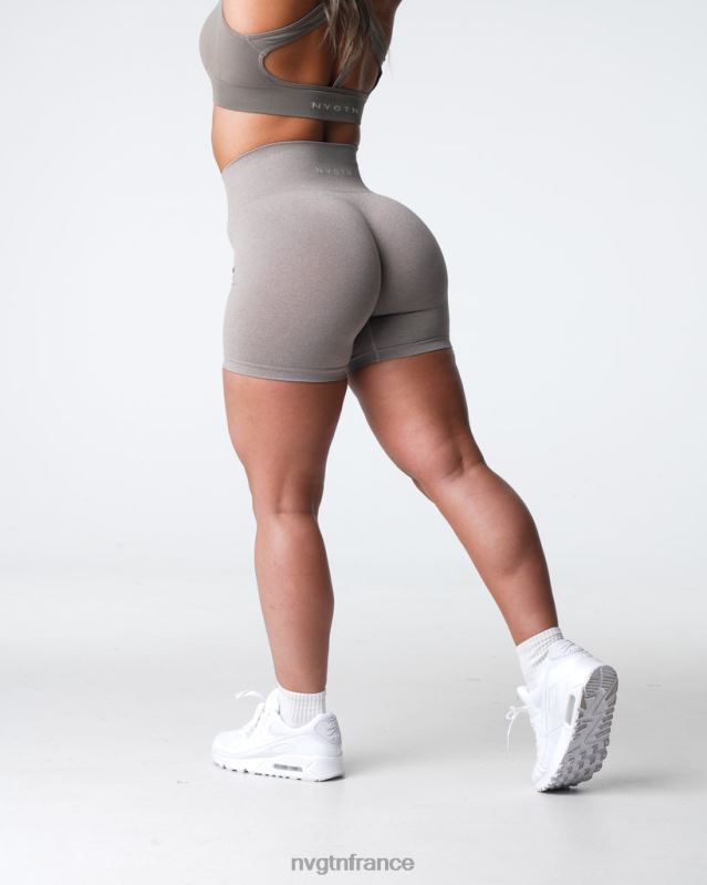femmes XJRR2359 taupe aptitude NVGTN short pro sans couture