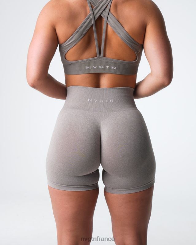 femmes XJRR2359 taupe aptitude NVGTN short pro sans couture