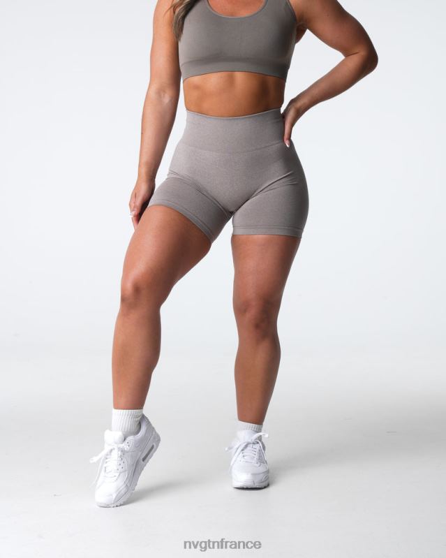 femmes XJRR2359 taupe aptitude NVGTN short pro sans couture