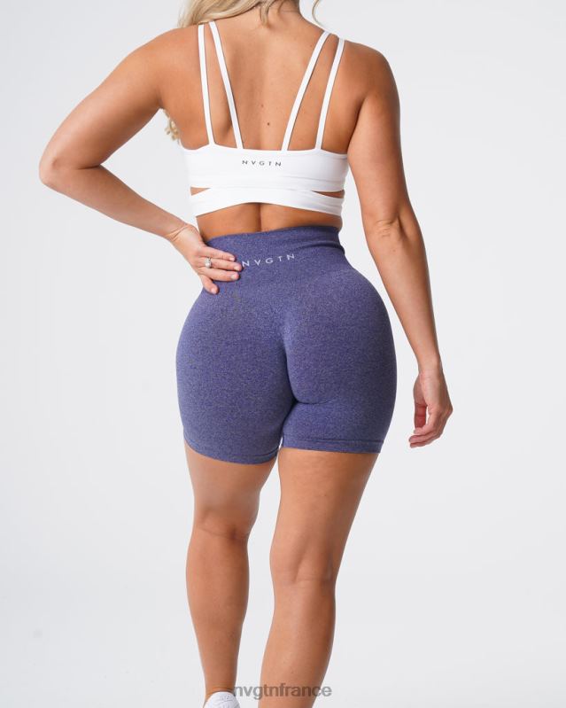 femmes XJRR2362 indigo aptitude NVGTN short pro sans couture