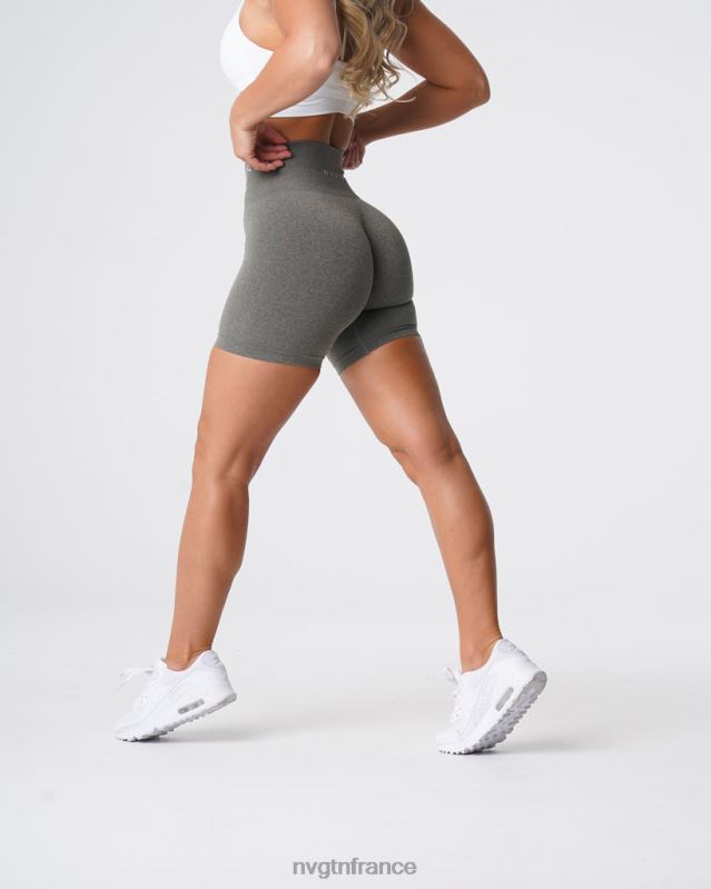 femmes XJRR2368 vert kaki aptitude NVGTN short pro sans couture