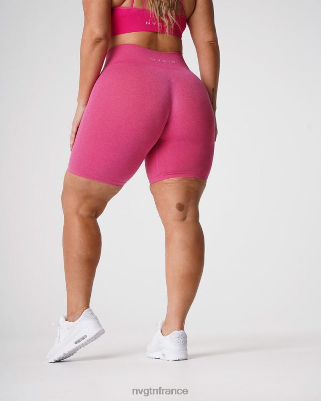femmes XJRR2369 fuchsia aptitude NVGTN short pro sans couture