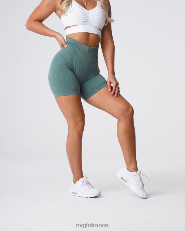 femmes XJRR2370 forêt verte aptitude NVGTN short pro sans couture