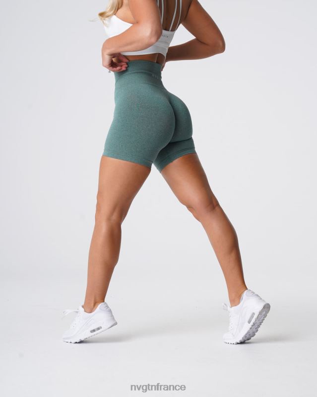 femmes XJRR2370 forêt verte aptitude NVGTN short pro sans couture