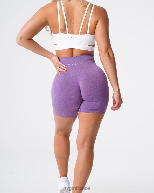 femmes XJRR2373 violet aptitude NVGTN short pro sans couture