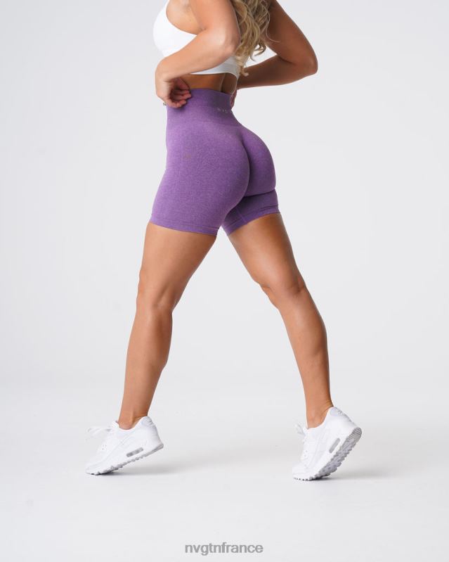 femmes XJRR2373 violet aptitude NVGTN short pro sans couture