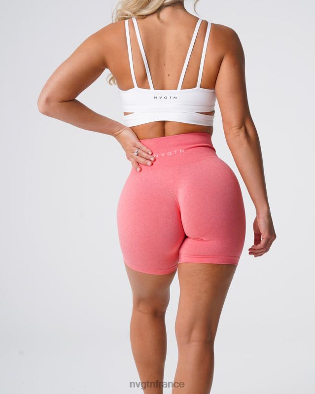 femmes XJRR2381 corail aptitude NVGTN short pro sans couture