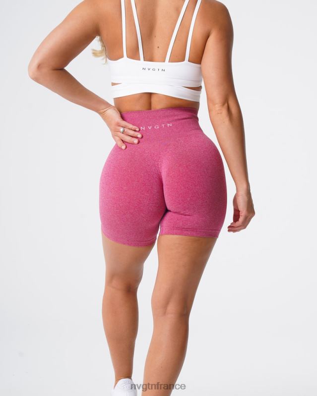 femmes XJRR2383 cramoisi aptitude NVGTN short pro sans couture