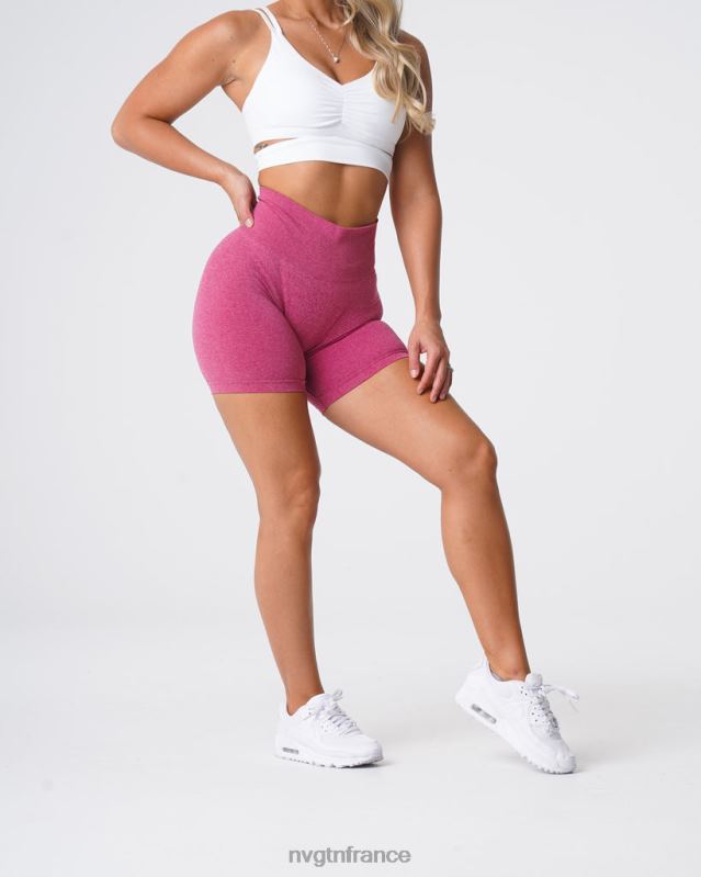 femmes XJRR2383 cramoisi aptitude NVGTN short pro sans couture