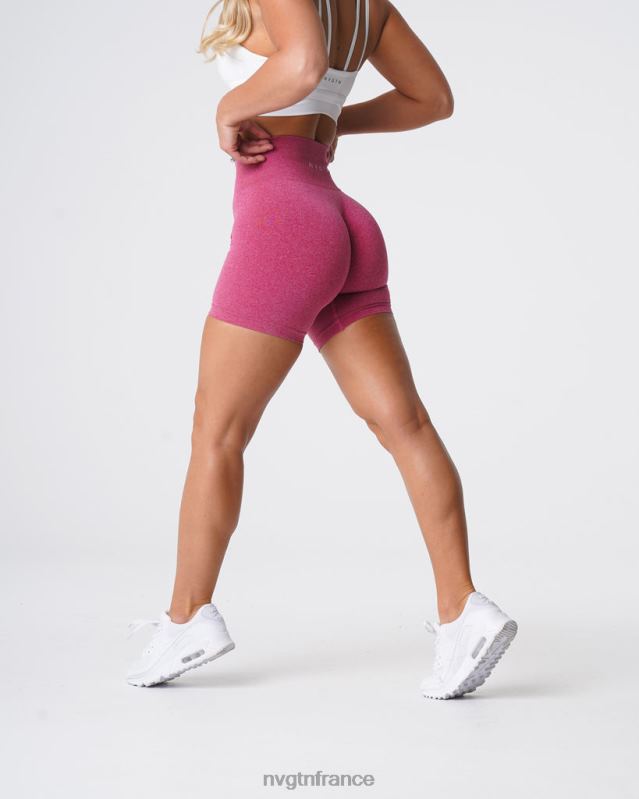 femmes XJRR2383 cramoisi aptitude NVGTN short pro sans couture