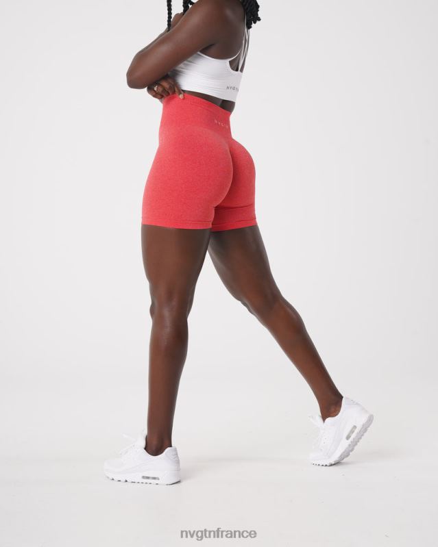 femmes XJRR2386 pomme de bonbon aptitude NVGTN short pro sans couture