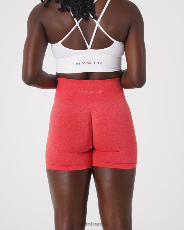 femmes XJRR2386 pomme de bonbon aptitude NVGTN short pro sans couture