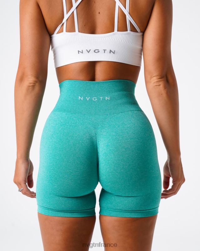 femmes XJRR2390 turquoise aptitude NVGTN short pro sans couture