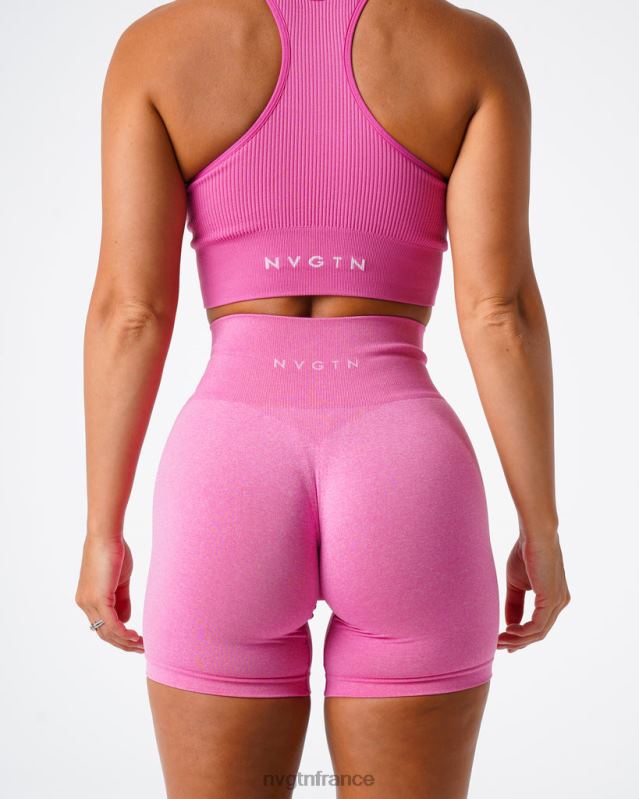 femmes XJRR2392 bubble gum rose aptitude NVGTN short pro sans couture