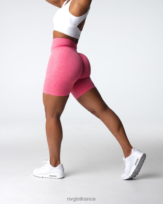 femmes XJRR2405 corail aptitude NVGTN short froissé sans coutures
