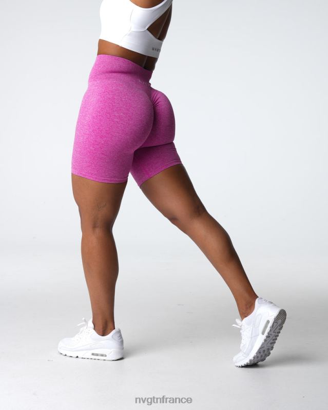 femmes XJRR2407 Maui aptitude NVGTN short froissé sans coutures