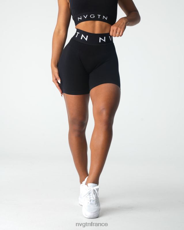 femmes XJRR2430 noir aptitude NVGTN short de sport sans couture