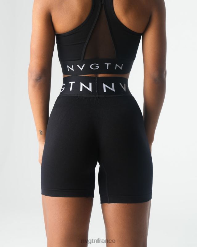 femmes XJRR2430 noir aptitude NVGTN short de sport sans couture