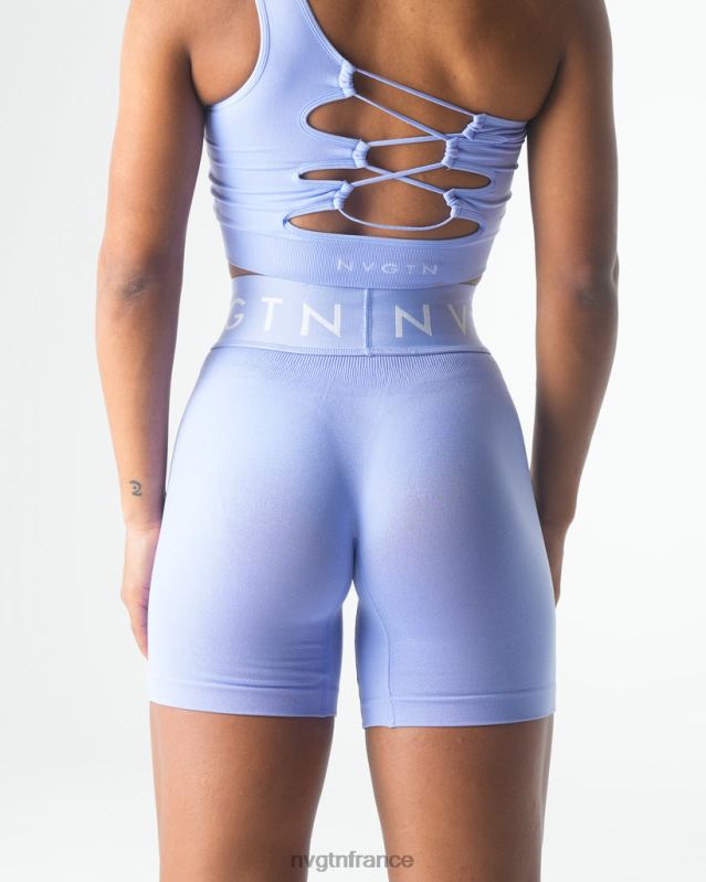 femmes XJRR2433 pervenche aptitude NVGTN short de sport sans couture