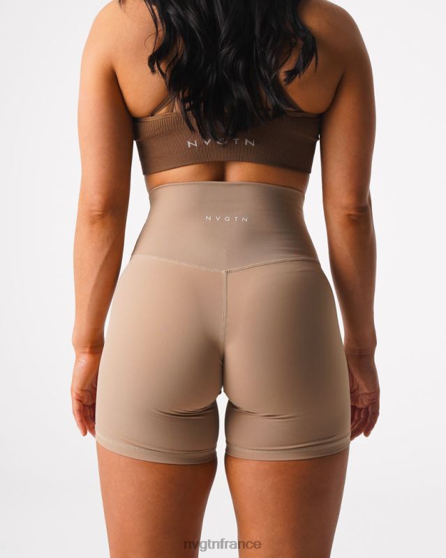femmes XJRR2457 latté aptitude NVGTN short emblématique 2.0