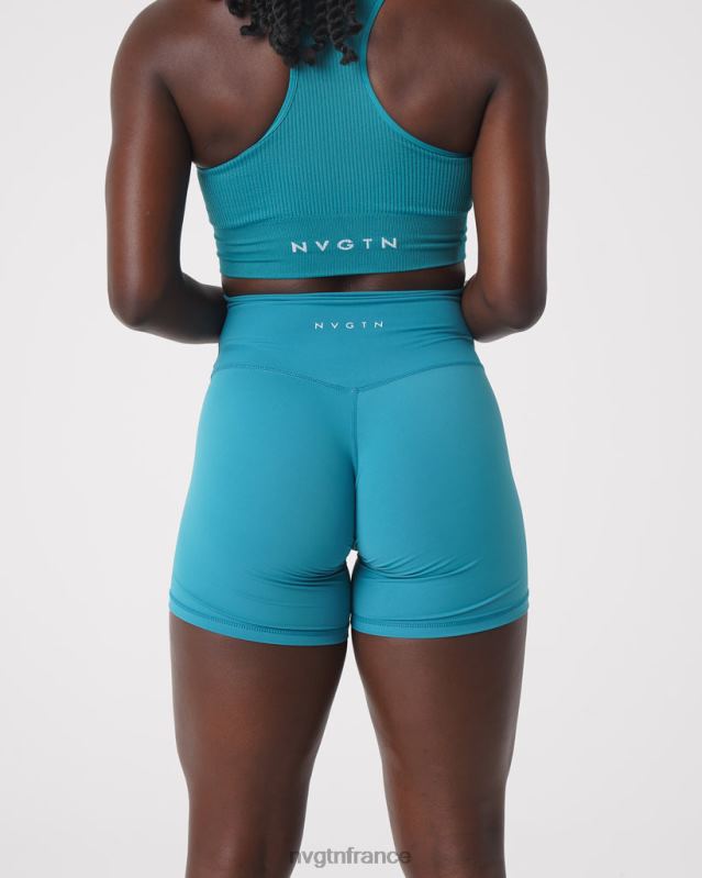 femmes XJRR2464 sarcelle aptitude NVGTN short emblématique 2.0