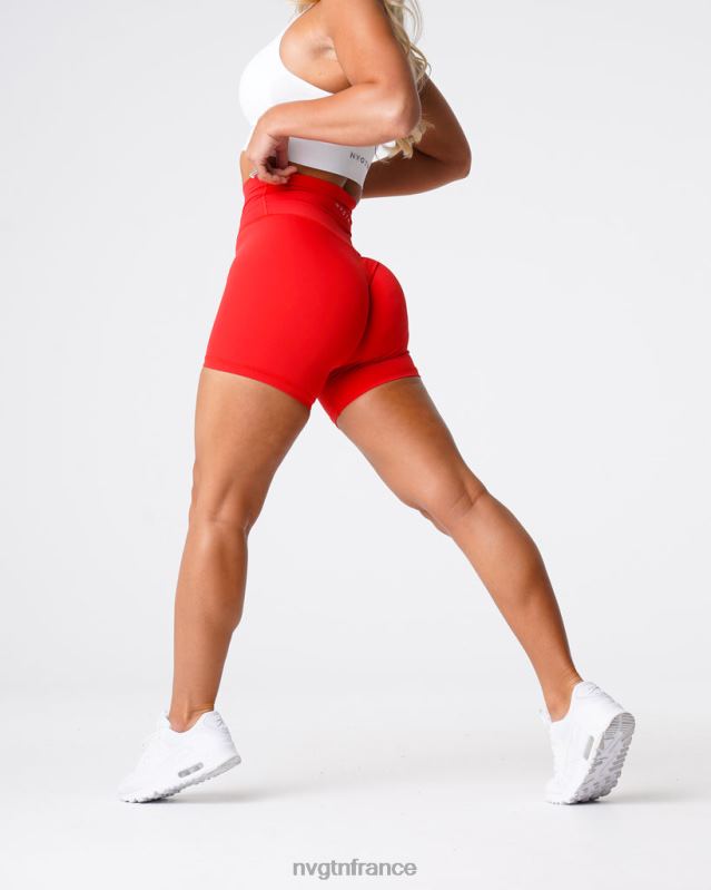femmes XJRR2476 écarlate aptitude NVGTN short emblématique 2.0