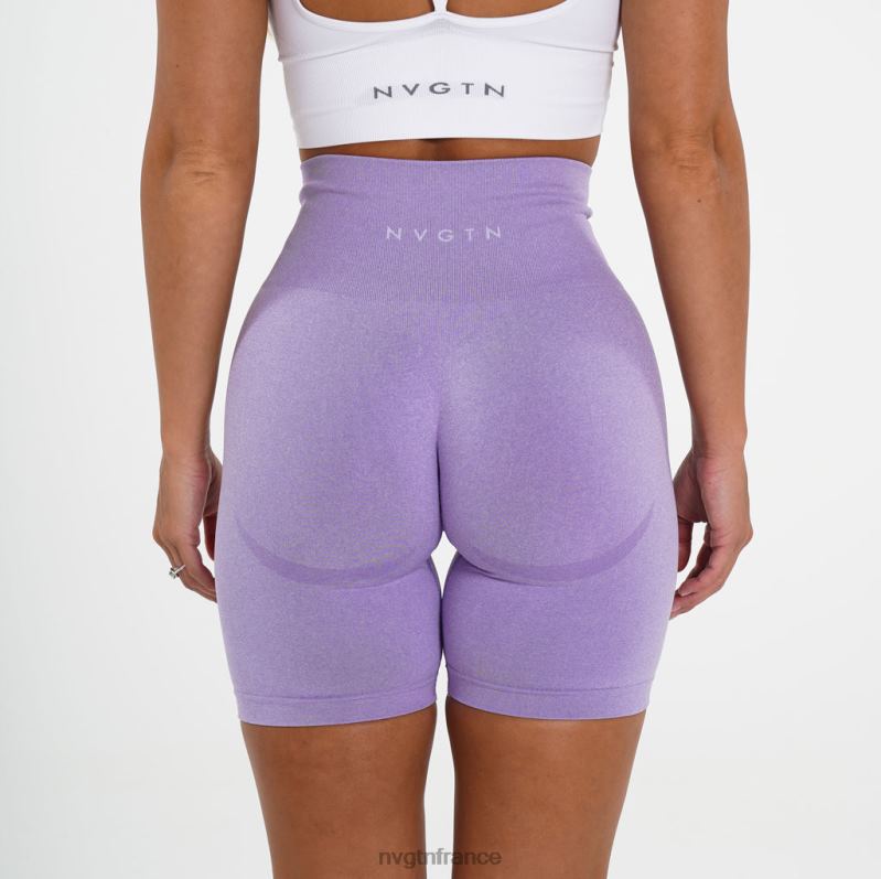 femmes XJRR2480 lilas aptitude NVGTN short de motard