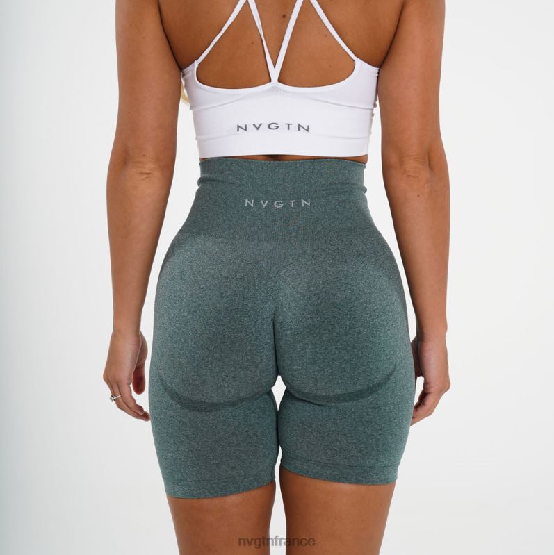 femmes XJRR2483 forêt verte aptitude NVGTN short de motard